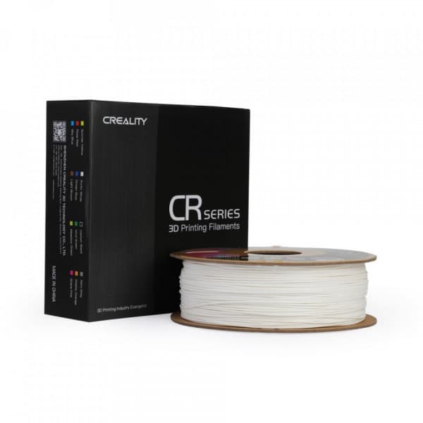 Creality CR-PLA Matt -filament för 3D-skrivare, 1,75 mm, gipssvart vit