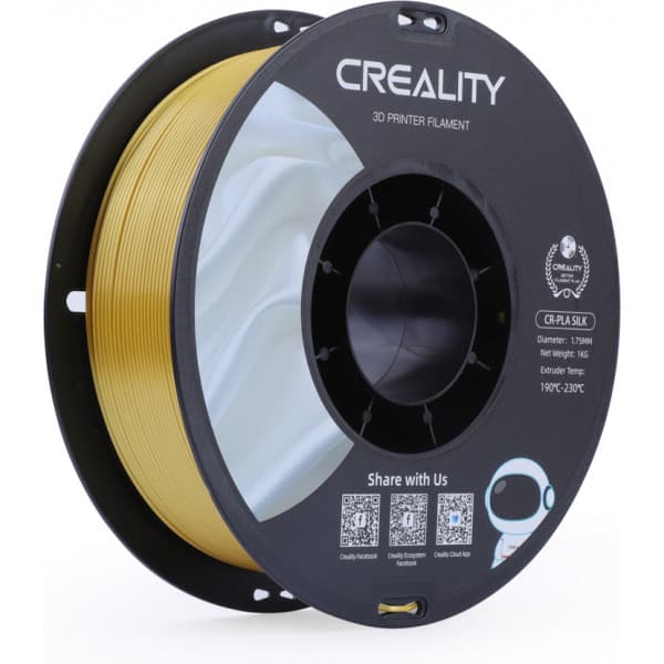 Creality CR-PLA Silk filament til 3D-printere, 1,75 mm, guld