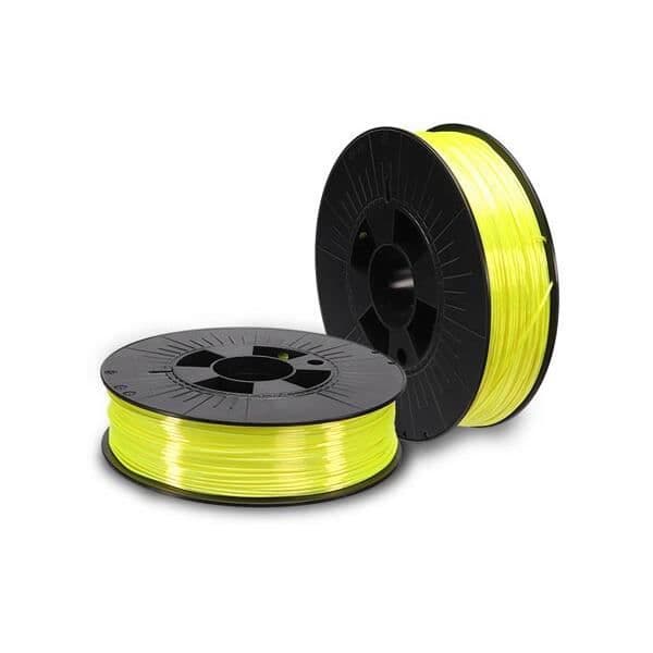 PLA FILAMENT - SATIN - 1,75 mm - FLUORESCERANDE GUL - 750 g
