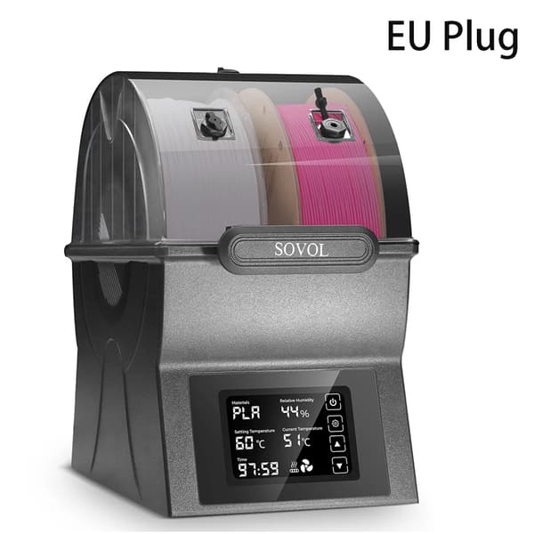 Sovol Filament Torklåda, 150W PTC Värmare, Dubbel Spole Kapacitet,EU-kontakt
