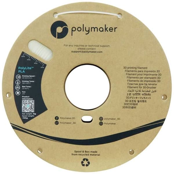 Polymaker PA02012 Filament PLA luminescent 1,75 mm 1000 g grön glänsande PolyLite™ 1 st.