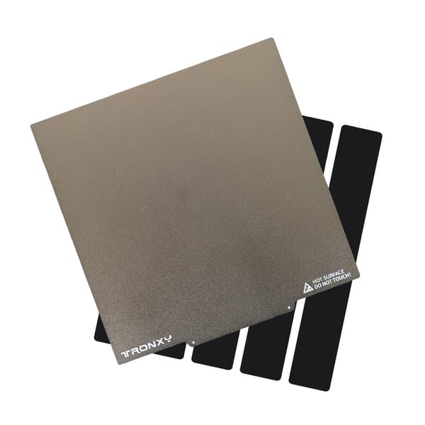 Tronxy 3D-tulostimen kuuma alusta, koko 600x600mm, PEI-tarra optimaalista tarttuvuutta varten,600x600mm