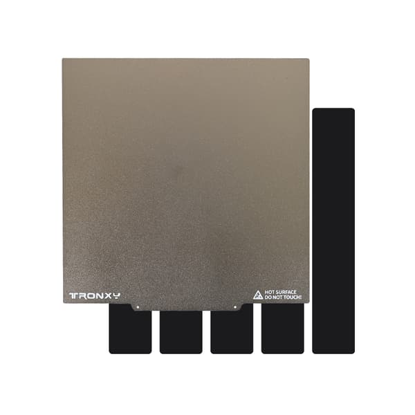 Tronxy 3D-tulostimen lämpöalustatarra, koko 500x500mm, kestävä PEI-materiaali,500x500mm