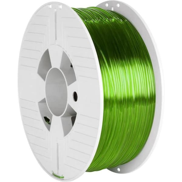 Verbatim PETG filament - Transparent grön - 1,75 mm - 1 kg