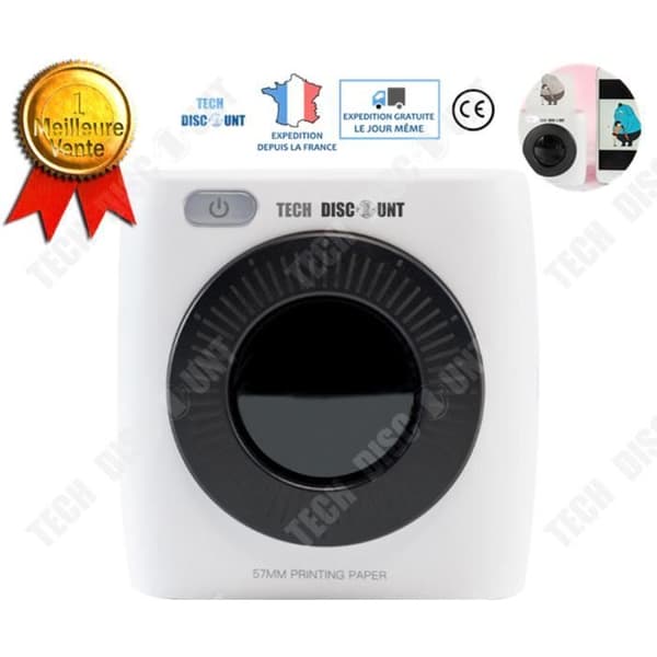 Mini TD®-skrivare 83*85*45mm Bluetooth direktanslutning Utskrift med ett klick