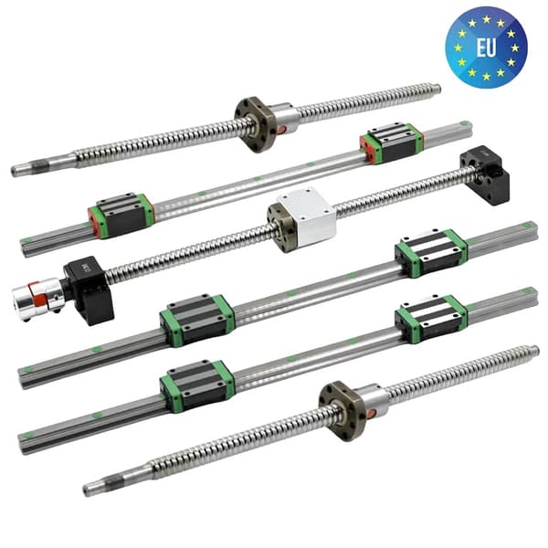 CNC Linjär Guide Rails Kit, Precision 16mm Diameter, Flera Längdalternativ, Kulskruvsdesign