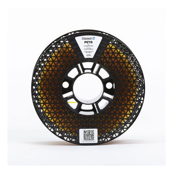 Filament PM 1,75 mm PETG 1 kg gul genomskinlig