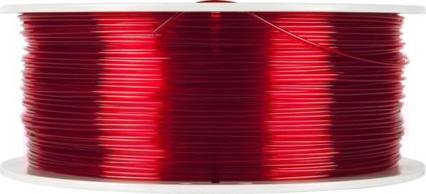 Verbatim 55054 3D Printer Filament PET-G 1,75 mm 1Kg Rød Transparent