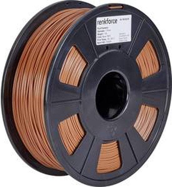 Renkforce RF-4511212 3D-printmateriale Polymælkesyre (PLA) Brun 1 kg (RF-4511212)