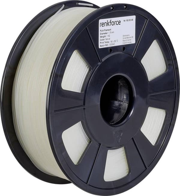 Renkforce RF-4511200 Filament PLA plast 1,75 mm 1000 g Transparent 1 stk.