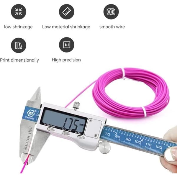 3D Pen Filament PLA, 3D Printer Filament, Diameter 1,75 mm, 10m 10 färger (slumpmässig färg) Total längd 100M