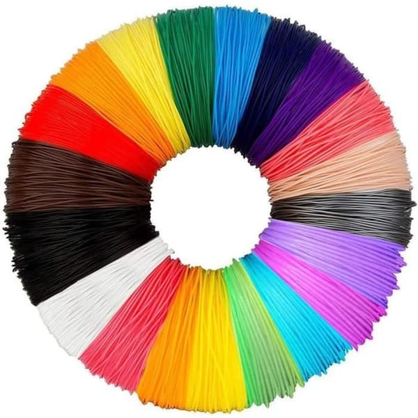 3D Pen Filament PCL, 3D Printer Filament, Diameter 1,75 mm, 5m 10 färger (slumpmässig färg) Total längd 50M