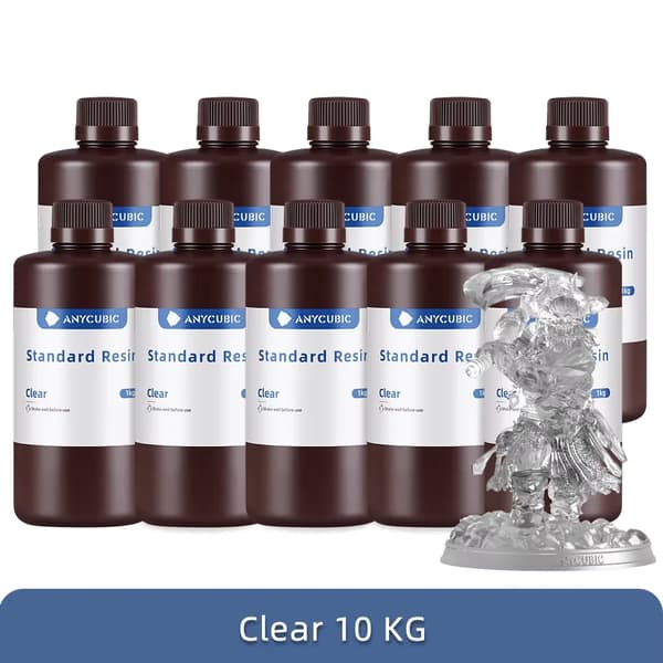 Flydende Fotopolymer Harpiks, 405nm UV Harpiks, Til LCD 3D Printer,10kg Klar