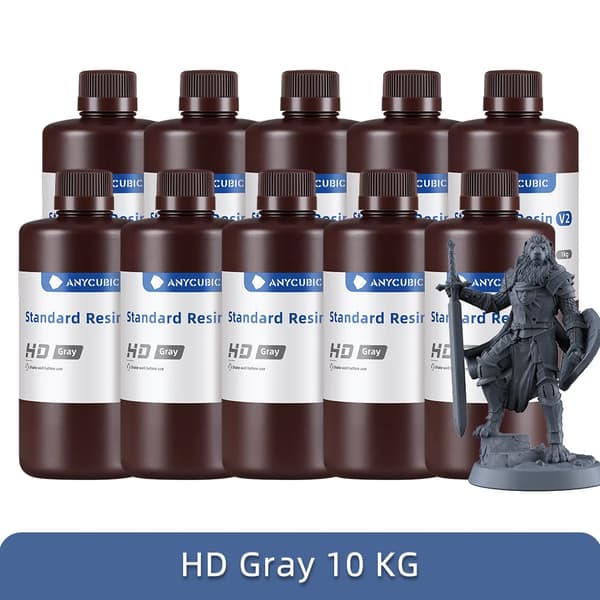 UV-hartsi, korkean tarkkuuden tulostus, UV-herkkä neste,10kg V2 HD Harmaa