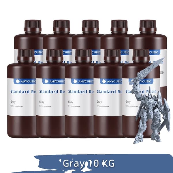 UV-hartsi, korkean tarkkuuden tulostus, UV-herkkä neste,10kg Standard Harmaa