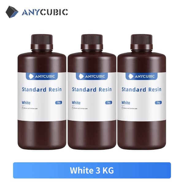 3D-skrivarharpiks, hög viskositet, UV-kompatibel,UV Vit 3 KG