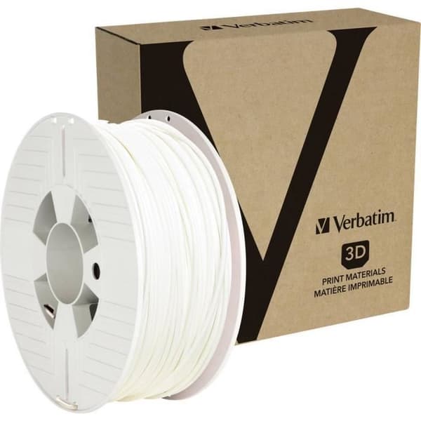 Verbatim PLA filament 2,85 mm vit - 1000 g - för 3D-skrivare kompatibel med PLA 2,85 mm filament