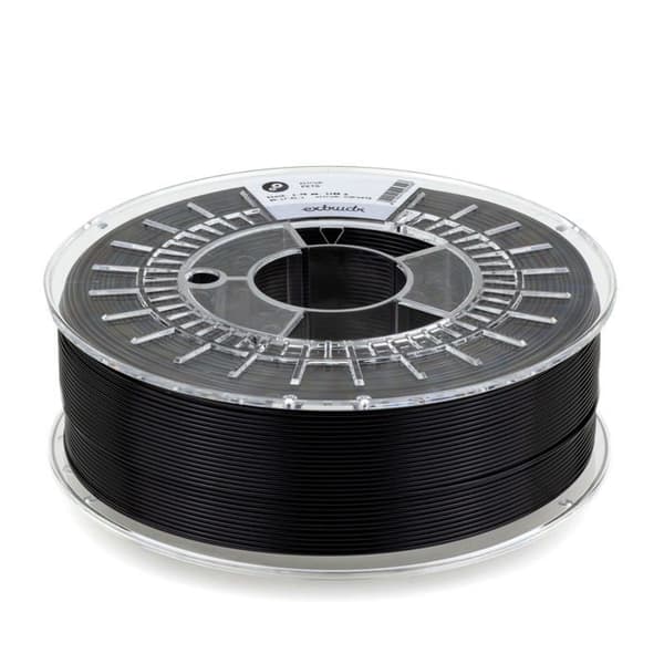 Extrudr (R) PETG 3d skrivartråd 1,75 mm (1,1 kg) 'SVART' - 3D-skrivarfilament - Tillverkad i Österrike