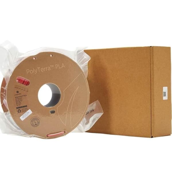 POLYMAKER - PLA filament för 3D-skrivare - PolyTerra - 1,75 mm - 1 kg - Lava Red
