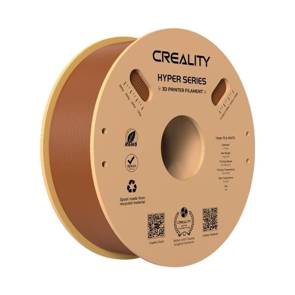 Filament PLA Hyper - Creality - Brun - 1,75mm - 1kg - Snabb utskrift 600 mm/s
