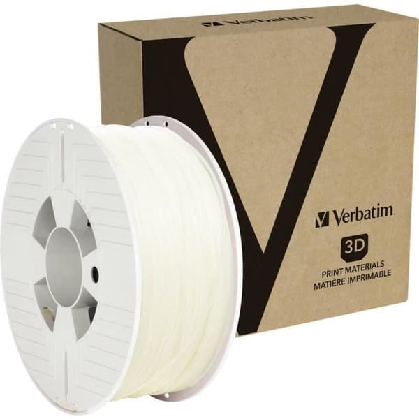 Verbatim PLA filament - 1,75 mm - 1 kg - Naturligt transparent