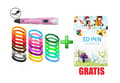 Miniatyrbild 5 av 11: DreamCraft 3D-penna rosa XXL 20 färger 110 m bokfilament