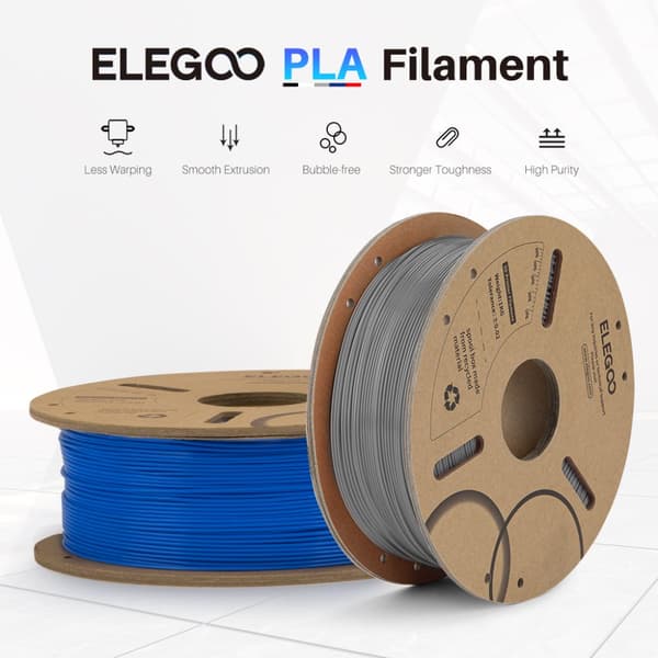 PLA 3D-utskriftsfilament, hög dimensionell noggrannhet, användarvänlig, stoppfri design