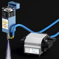 Miniatyrbild 4 av 4: Lasergravyr Luftassistans Pump, 30L/Min Justerbar Flöde, Låg Ljudnivå Drift