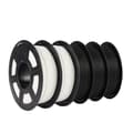 Miniatyrbild 1 av 2: PLA Matt Filament, 1,75MM Diameter, 5 KG Vikt,Matte 3Svart 2Vit