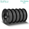 Miniatyrbild 2 av 2: PLA Matt Filament, 1,75MM Diameter, 5 KG Vikt,Matte 5 Grå