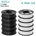 Miniatyrbild 2 av 2: PLA Plus 3D-skrivartillbehör, 1,75 mm diameter, 1 kg nettovikt,PLAplus 2.0 5BK 5WT
