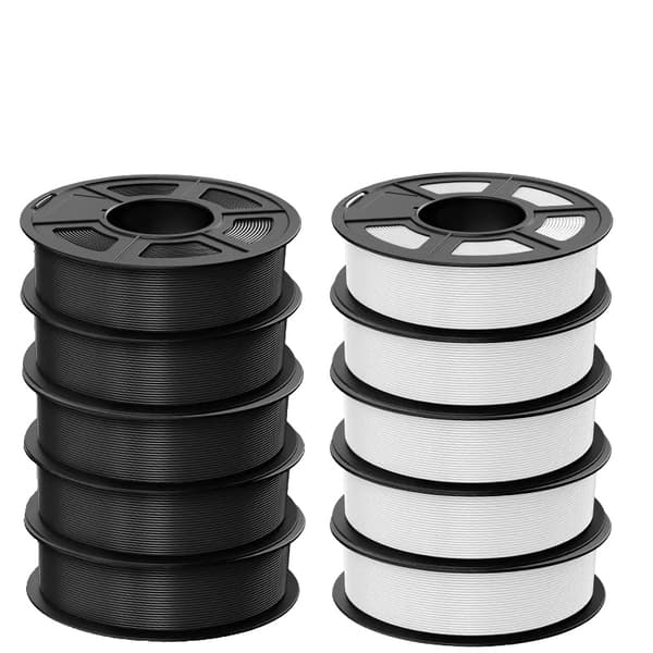 PLA Plus 3D-skrivartillbehör, 1,75 mm diameter, 1 kg nettovikt,PLAplus 2.0 5BK 5WT