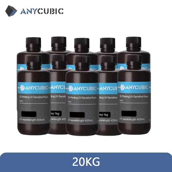 3D-tulostusmateriaali, kiinteä muoto, standardihartsi,20kg Hartsovip