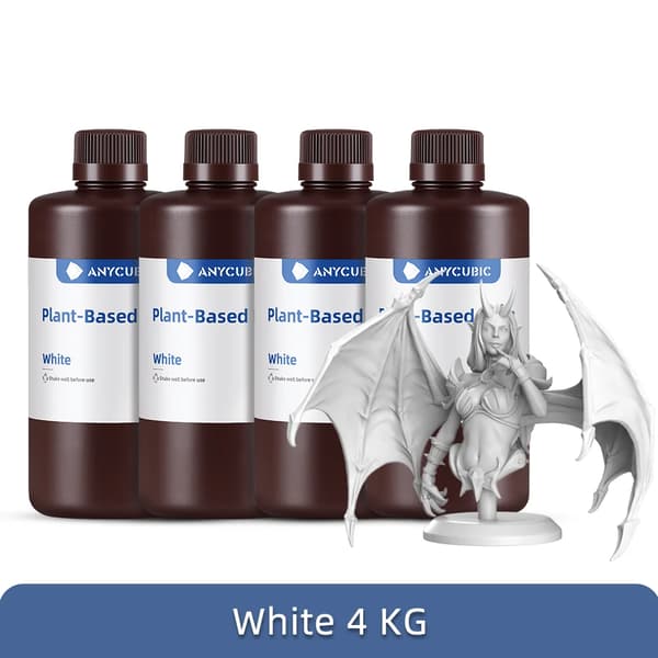 Plastbaserad harts, 4KG mängd, låg lukt, miljövänlig formel,4 kg vit