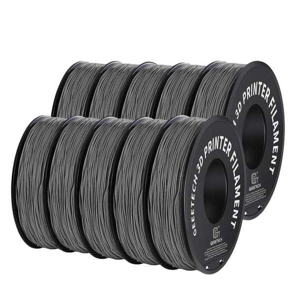 GEEETECH TPU 3D-skrivarfilament, 1,75 mm diameter, flexibelt och hållbart,GRÅ