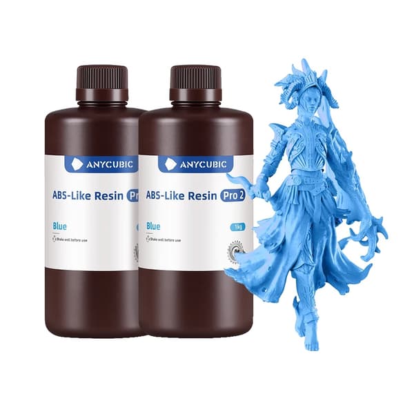 ANYCUBIC ABS-Like Pro 2 Harpiks, Kompatibel med LCD-skrivare, 2 kg Vikt,Blå 2 kg