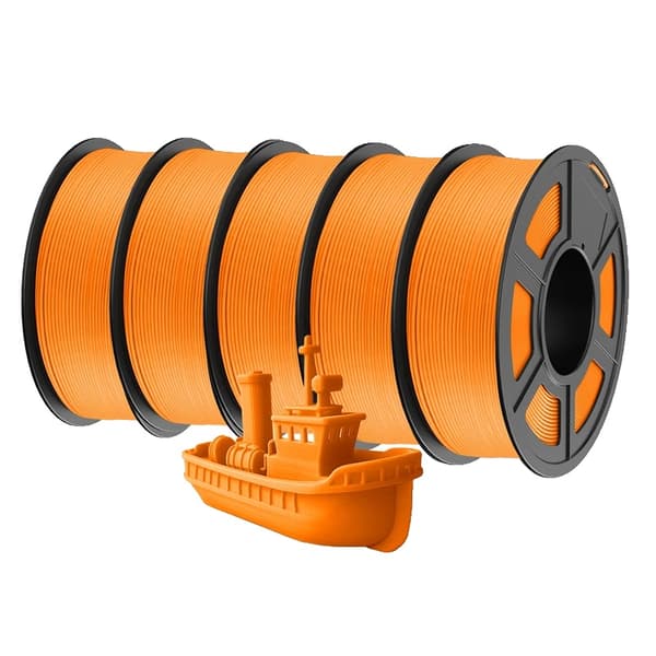 PLA 3D-printer filament, 1,75 mm diameter, 1,1 kg vægt,PLAYG Orange 5.5KG