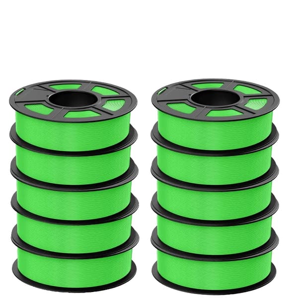PLA Plus 3D-printer filament, 1,75 mm diameter, 1 kg nettovægt,PLAplus 2.0 Grøn