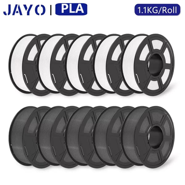 PLA 3D-printer filament, diameter 1,75 mm, nettovægt 1 kg/rulle,PLA 5WT5GY