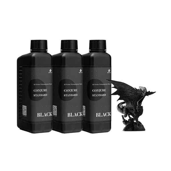3D-skrivare fotopolymerharpiks, flytande form, lång hållbarhet,Svart-3KG