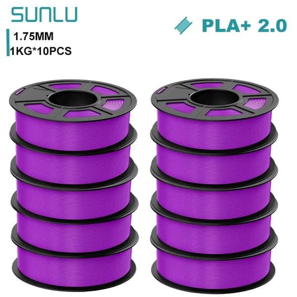 PLA Plus 3D-tulostinfilamentti, 1,75 mm halkaisija, 1 kg nettopaino,PLAplus 2.0 Fuksia