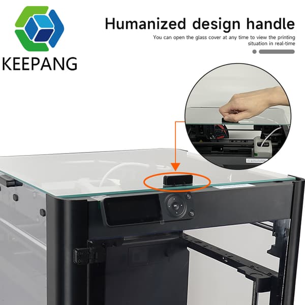 3D-skrivarskydd, högtemperaturbeständiga material, snabbmonterade magnetiska sidor, kompatibel med Bambu Lab P1P