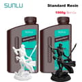 Miniatyrbillede 2 af 2: SUNLU Standard Harpiks, 1 kg pr. Flaske, 405 nm UV Hærdning,1 Sort 1 Hvid