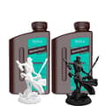 Miniatyrbillede 1 af 2: SUNLU Standard Harpiks, 1 kg pr. Flaske, 405 nm UV Hærdning,1 Sort 1 Hvid