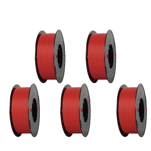 Matte PLA-filament, låg glansfinish, bred kompatibilitet,5KG Röd