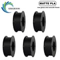 Miniatyrbillede 2 af 2: Matte PLA Filament, Lav Glans Finish, Bred Kompatibilitet,5KG Sort