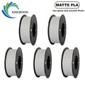 Pikkukuva 2 / 2: Matte PLA -filamentti, matta pinta, laaja yhteensopivuus,5KG Valkoinen
