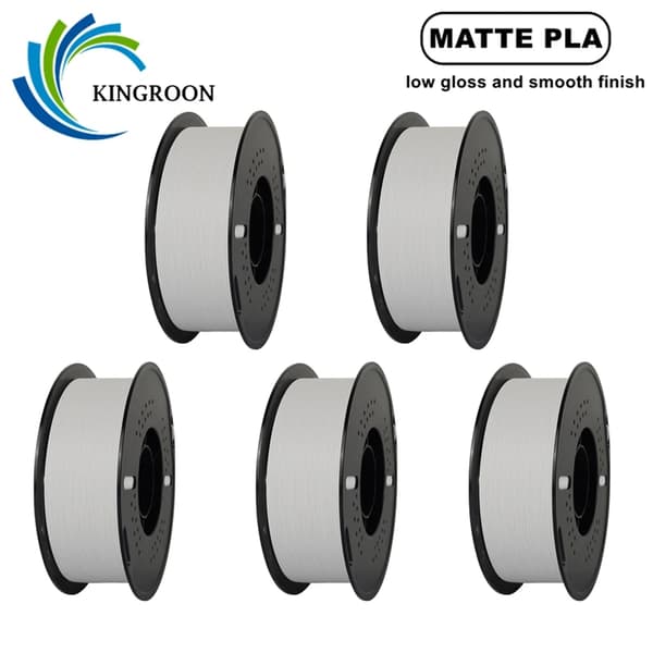Matte PLA -filamentti, matta pinta, laaja yhteensopivuus,5KG Valkoinen