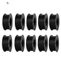 Miniatyrbillede 1 af 2: Matte PLA Filament, Lav Glans Finish, Bred Kompatibilitet,10KG Sort