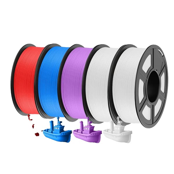 PLA 3D-skrivarfilament, 1,75 mm diameter, 1,1 kg vikt,LEK MIX07 5.5KG